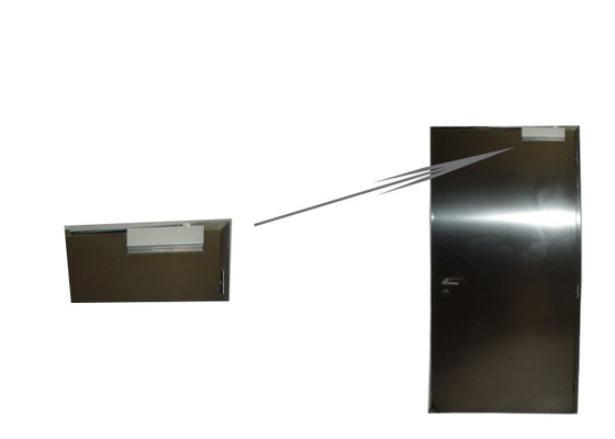 60 min Fire Rating/ 45 mm Emergency Exit Stainless Steel Fire Rated Doors For Commercial Buildings