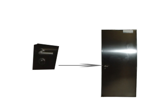 60 min Fire Rating/ 45 mm Emergency Exit Stainless Steel Fire Rated Doors For Commercial Buildings